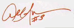 Allen's autograph