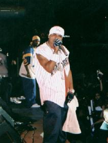 this is a pic of nelly at a concert... i took this pic and the others from concerts on here!!
